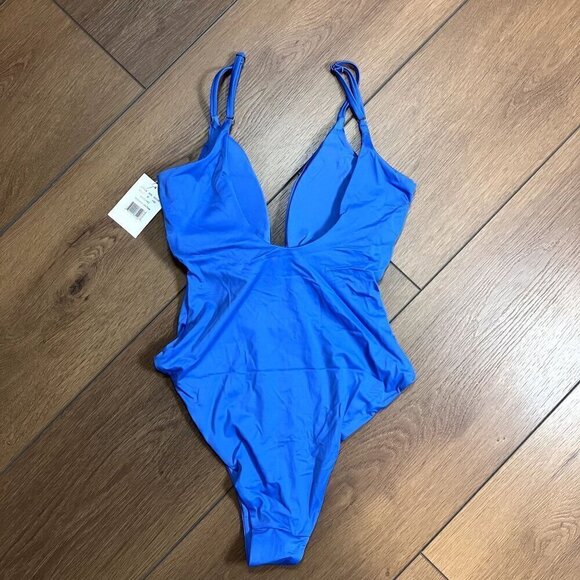 Andie NWT The Santorini One Piece Blue Size M - Picture 5 of 8